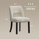 preview thumbnail 19 of 62, Set of 2/4/6 Modern Fabric Upholstered Dining Room Chair Kitchen Chairs with Wood legs