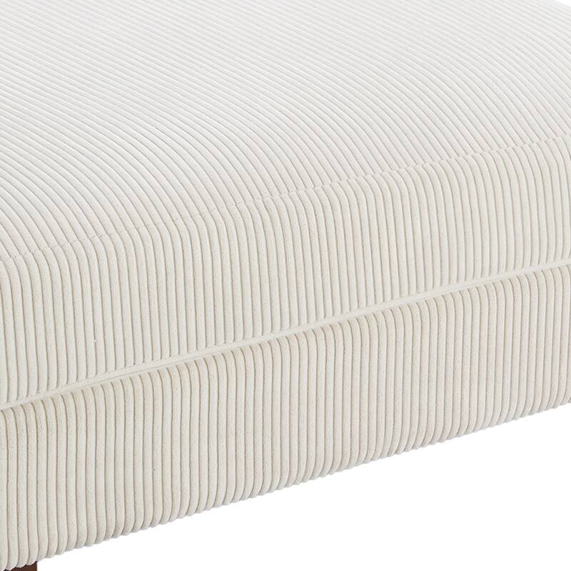 Modern Rectangular Ottoman Foot Rest Stool for Couch