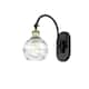 Option Black Antique Brass / Clear Deco Swirl