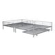 preview thumbnail 8 of 30, [Save Space or Split Into 2 Beds] Full XL Over Queen Metal Bunk Bed with Trundle