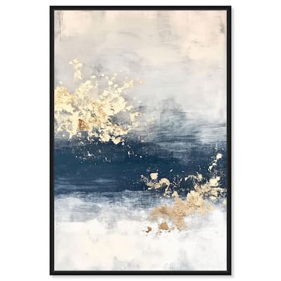 Ocean's Gold Hues I Canvas by Art Remedy