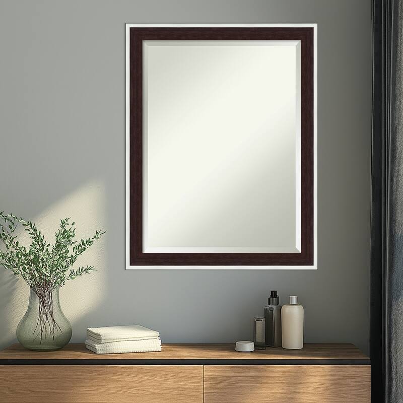 Maya Beveled Framed Wall Mirror