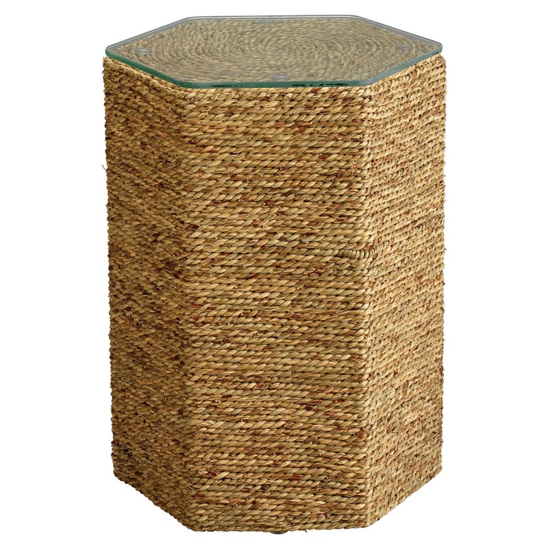Jamie Young Peninsula Seagrass Side Table