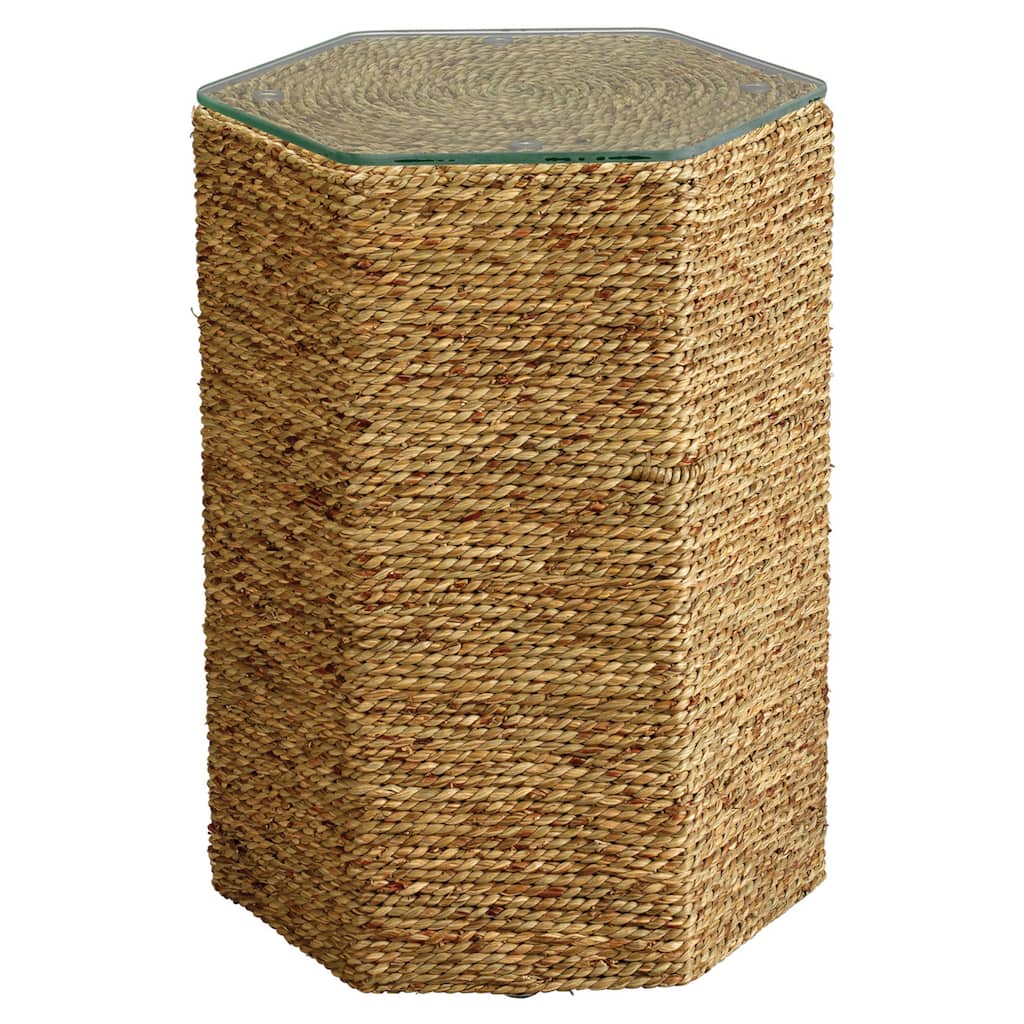 Jamie Young Peninsula Seagrass Side Table
