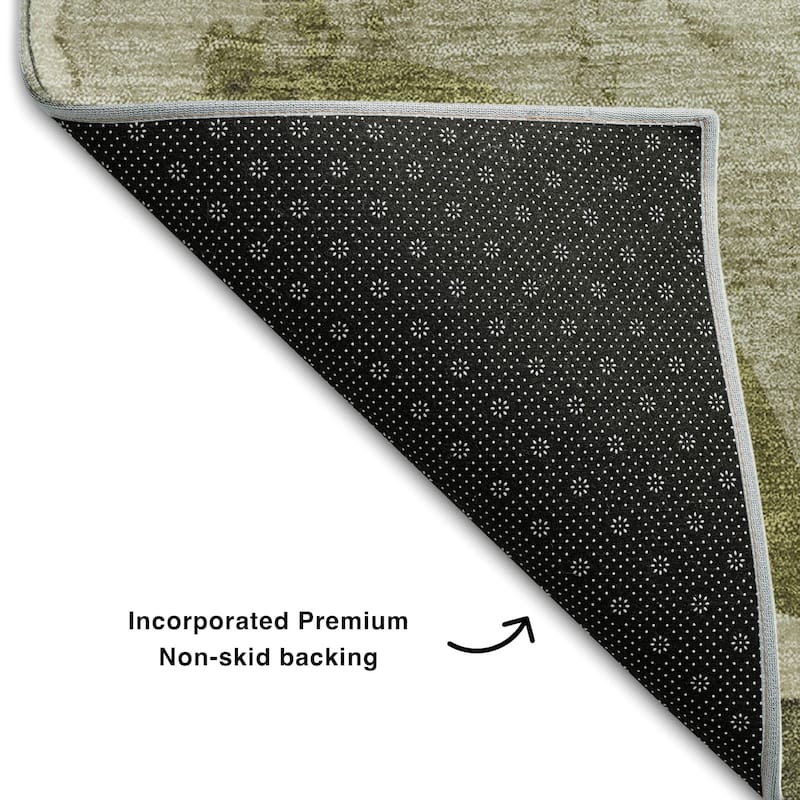Premium Washable Super Soft Abstract Contemporary Mayfield Rug