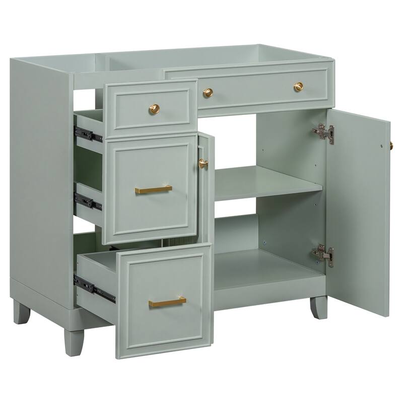 [Cabinet Only] 36" Bathroom Vanity(Sink not included)