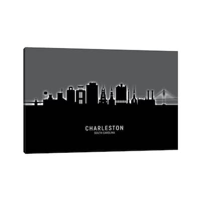 iCanvas "Charleston South Carolina Skyline" by Michael Tompsett Canvas Print