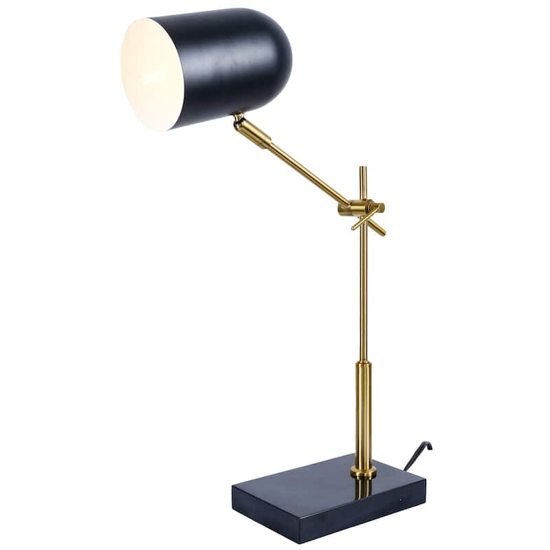High Quality Hotel European Modern Bed Side nightstand Decorative Led Table/desk Lamp, Lumora Table Lamp - Black outer
