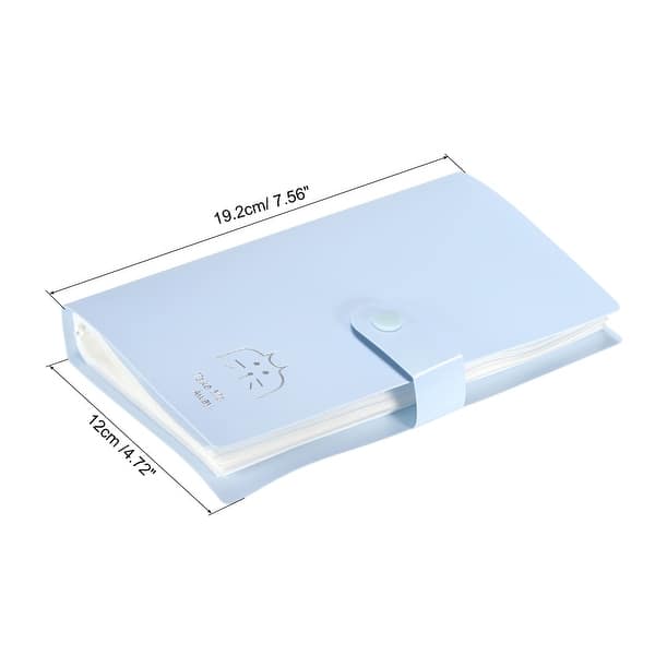 Plastic Business Card Holder Portable Card Binder Book Name Cards