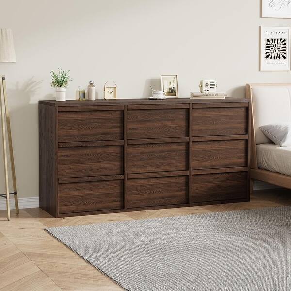 brown 9 drawer dresser for bedroom Bedroom, 59