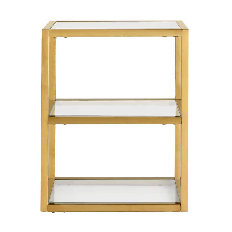 Pierre 16"X20"X10" Wall-Mounted Linen Cabinet In Brushed Gold