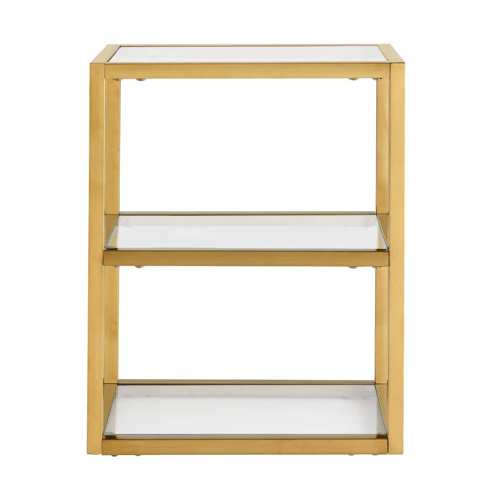 Pierre 16"X20"X10" Wall-Mounted Linen Cabinet In Brushed Gold