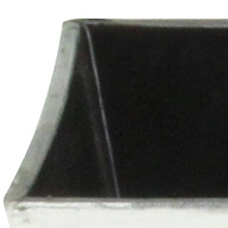 HomeRoots 8" Silver Recycled Plastic Indoor Outdoor Rectangular Planter Box