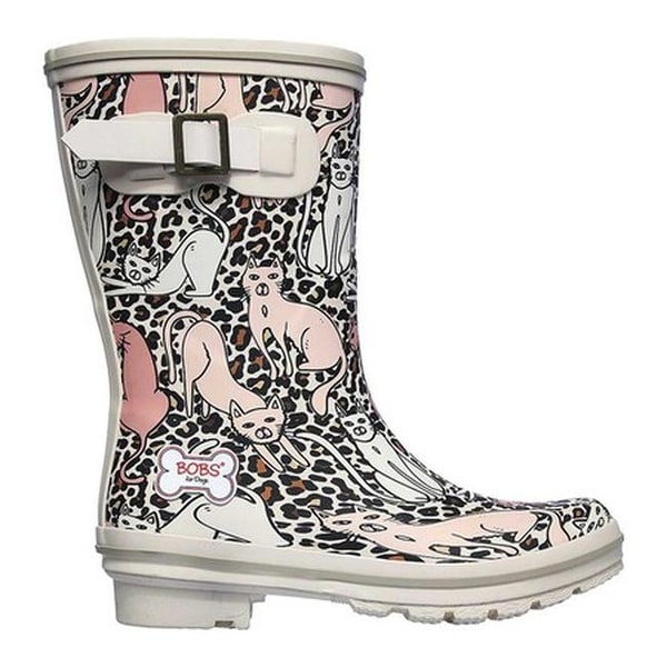 rain boots with cats on them