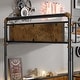 preview thumbnail 20 of 37, Metal Bunk Bed with Safety Guardrail Ladder and 8.1" Under Bed Storage, Vintage Wood and Gold Painting Detachable Bunk Bed