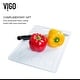 preview thumbnail 22 of 45, VIGO White Casement Front Matte Stone Farmhouse Kitchen Sink