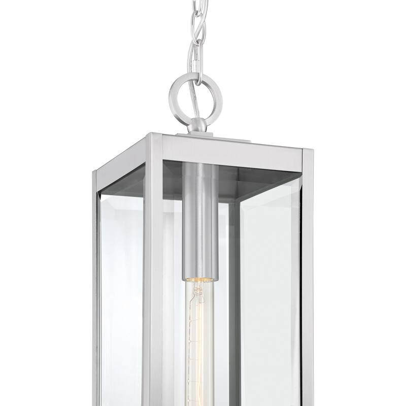 Westover 1-Light Outdoor Lantern in Stainless Steel
