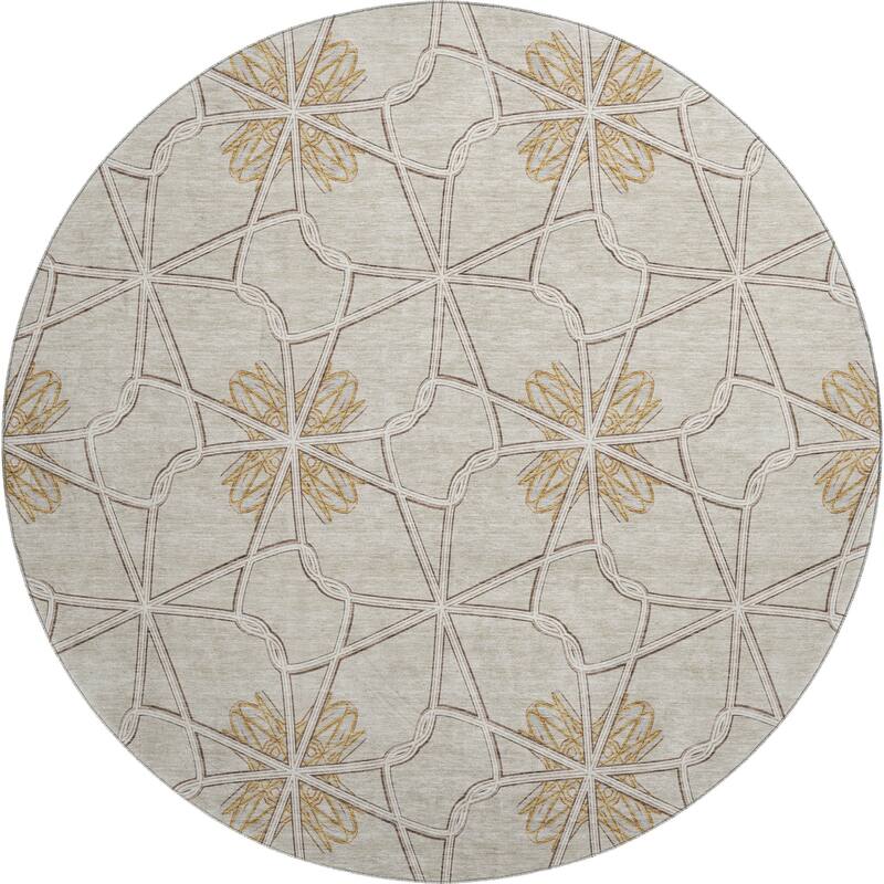 Premium Washable Super Soft Contemporary Tangle Mayfield Rug