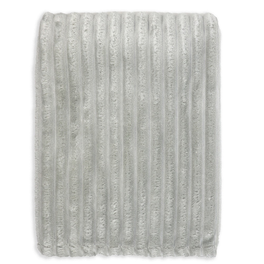 Stripe Plush Baby Blanket