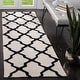 preview thumbnail 99 of 200, SAFAVIEH Handmade Cambridge Luisa Moroccan Trellis Wool Rug 2'6" x 16' Runner - Ivory/Black - Runner