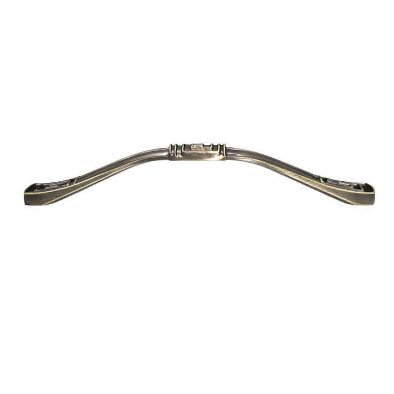 Utopia Alley Trieste Pull Handle - Decorative Cabinet Drop Pull Handles for Cabinets, Antique Brass, 5.0" Center to Center