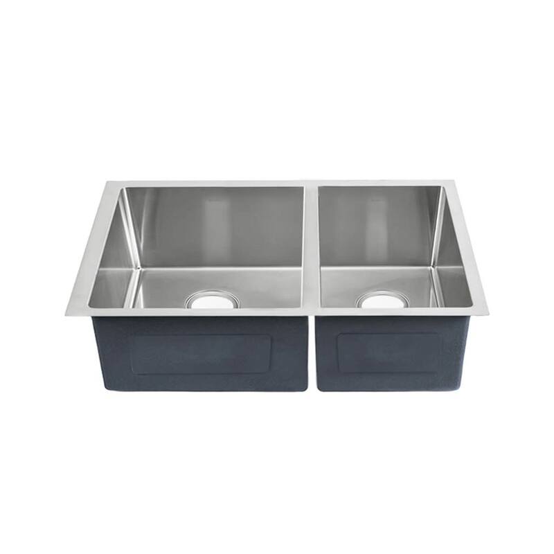 Swiss Madison Rivage 33" Undermount Double Basin Stainless Steel