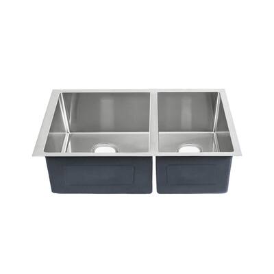 Swiss Madison Rivage 33" Undermount Double Basin Stainless Steel