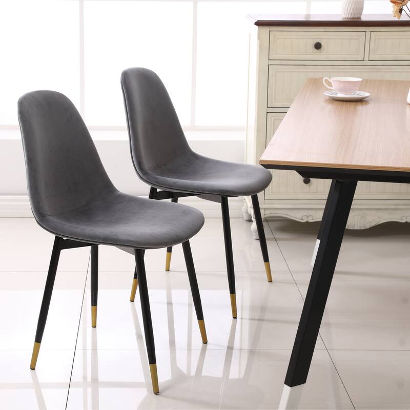 Contemporary Fabric Dining Chairs for Dining Room, Set of 4