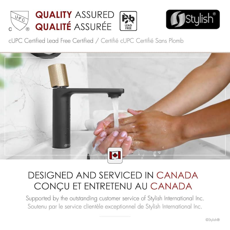 STYLISH Single-Handle Vessel Bathroom-Faucet B-104