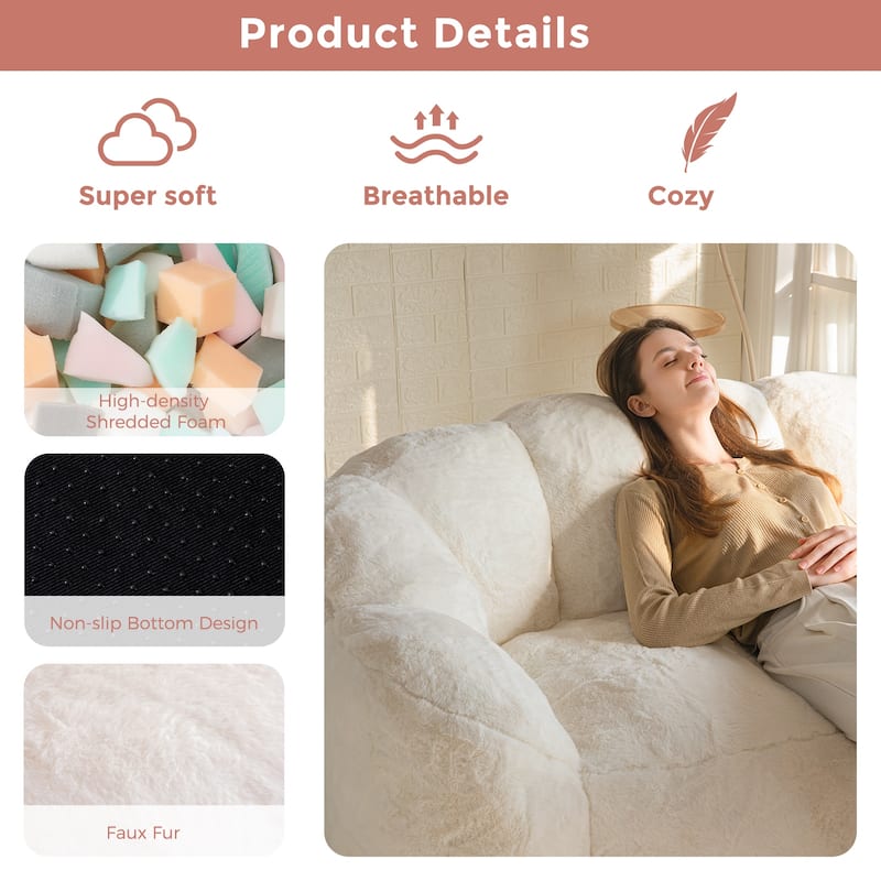 Floral Shaped Bean Bag Chair