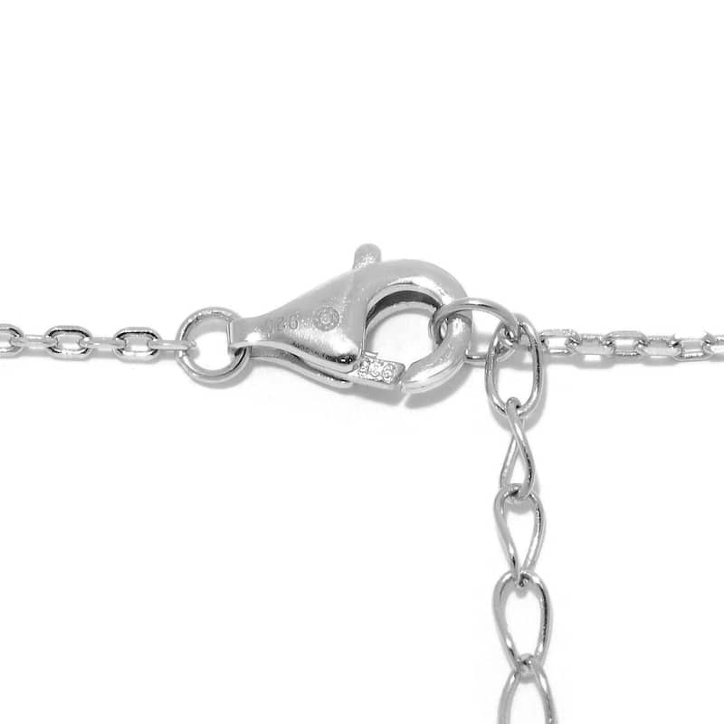 Sterling Silver 925 Multi Gemstone Pendant Set