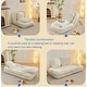 preview thumbnail 19 of 22, Roomfitters Lazy Sofa Couch ,5 Adjustable Position,sit,sleep,fold,suit to put in bedroom, living room ,Space Saving Design