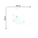 preview thumbnail 6 of 4, Walplus Peel and Stick Wall Stickers Glow In The Dark Letter Star Note