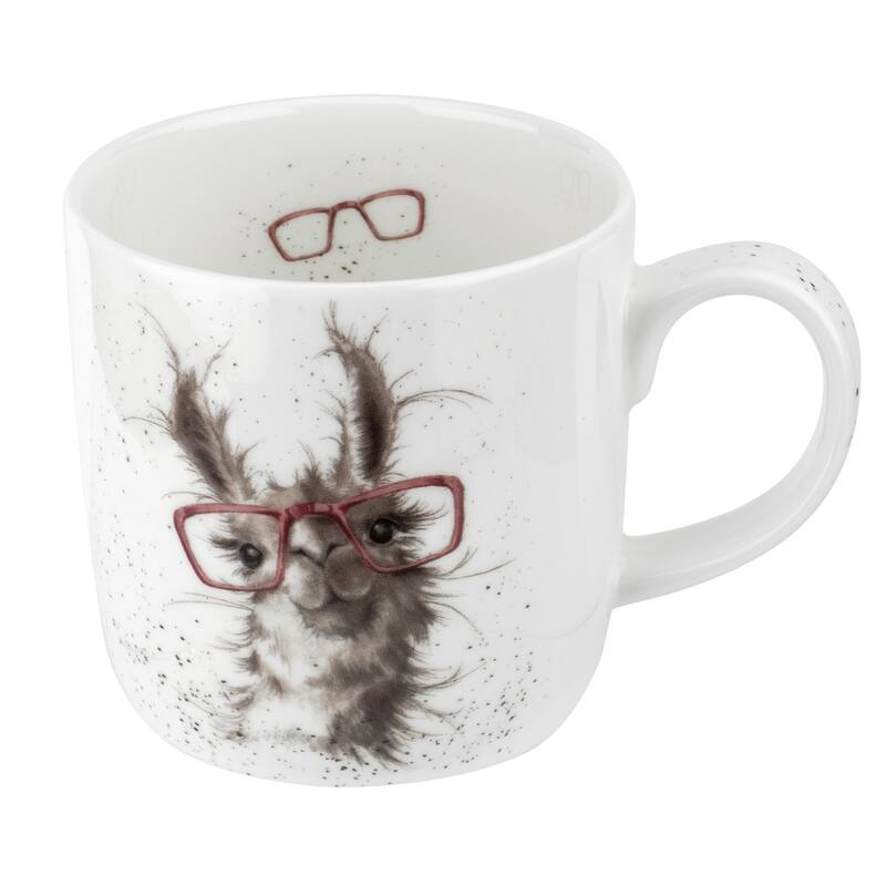 Royal Worcester Wrendale Designs Mug Assorted Animals - No Probllama (Llama)