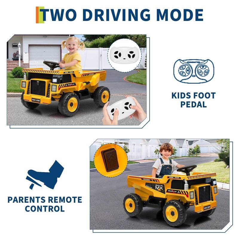 Ride on Dump Truck for Kids 3-8