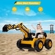preview thumbnail 23 of 22, Kids Ride-On Electric Excavator Digger with Remote Control & Digging Arm