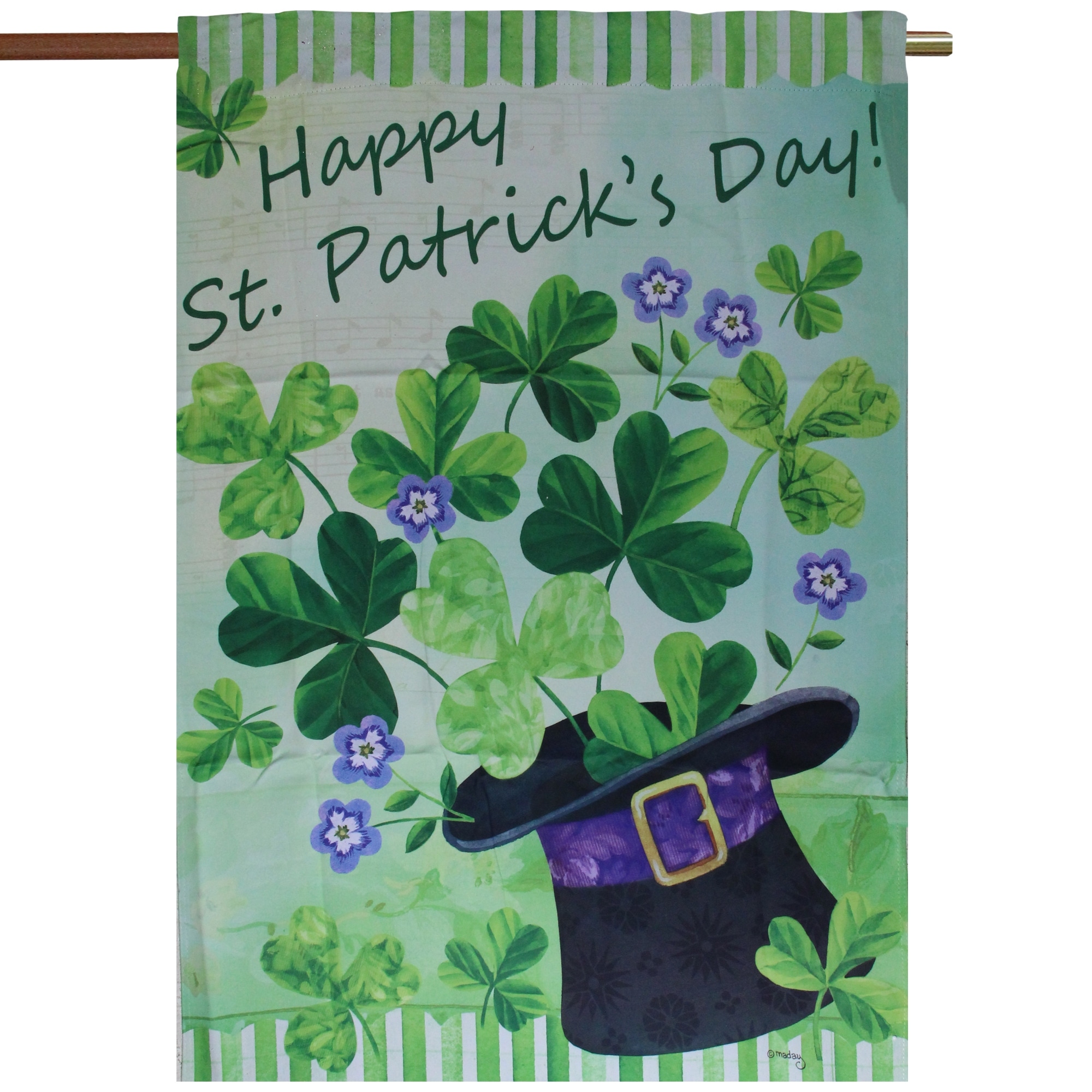 Shop Green And Purple Happy St Patrick S Day Outdoor Garden