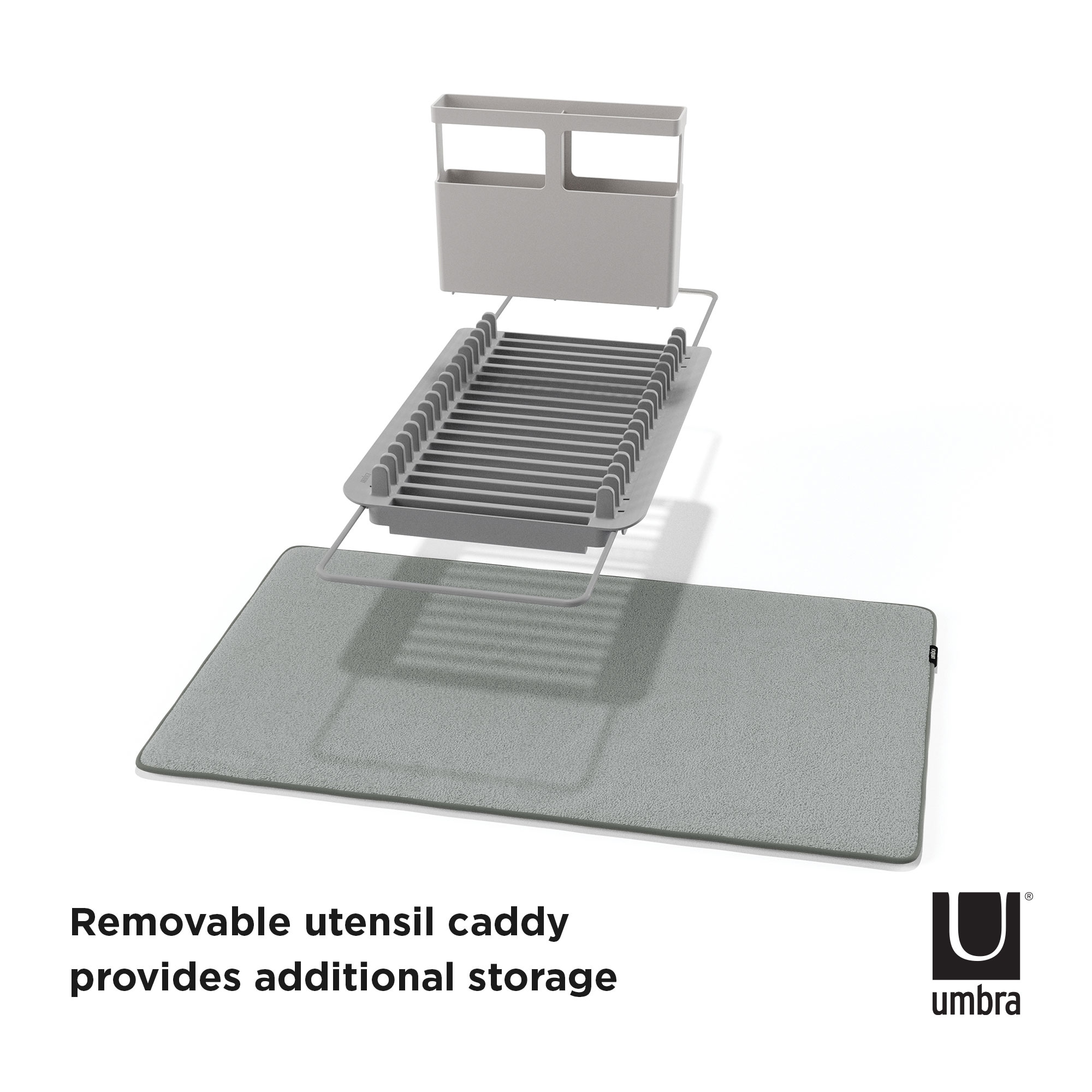 Umbra UDry Over the Sink Dish Drying Rack - Charcoal - On Sale