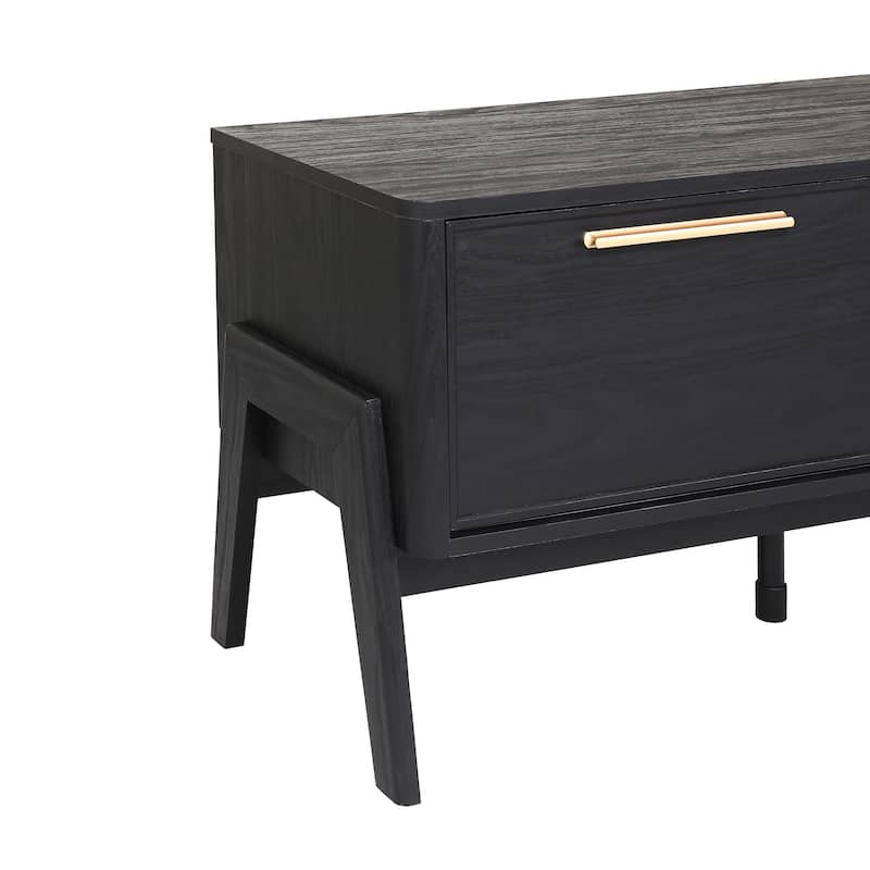 NPD Furniture Heaton 60.5 Inch Low TV Stand with Storage