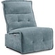 preview thumbnail 8 of 33, MCombo Armless Power Recliner Chair with USB Ports, 3.5" Wall Clearance Electric Reclining Sofa Chair for Living Room, ALR01