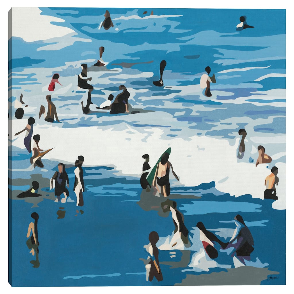 Surf's Up by Bethann Lawson Canvas Art Print