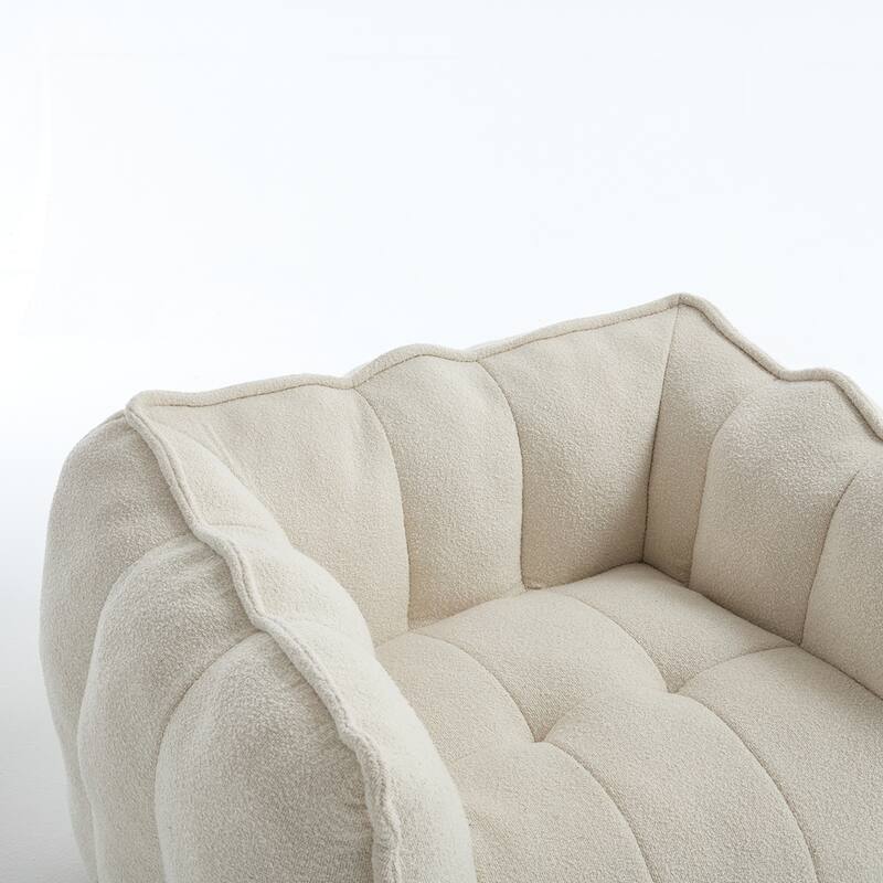 Soft Comfortable Bean Bag Chair with Footstool for living room and bedroom