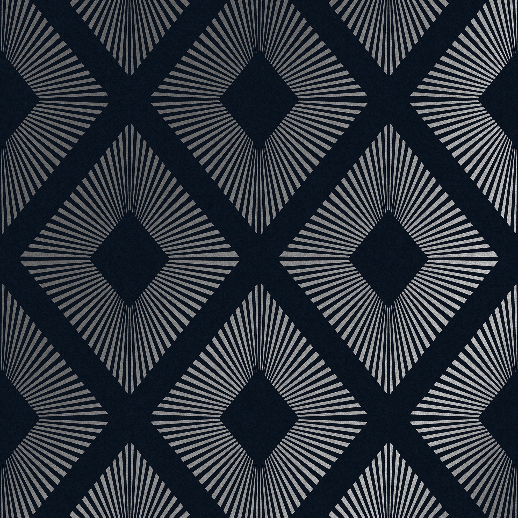 NEXT Deco Triangle Navy Wallpaper