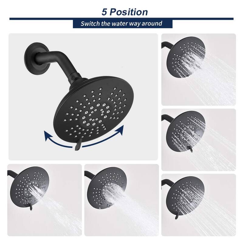 PROOX Shower Faucet Set with Tub Spout Shower Tub Kit(Valve Included)