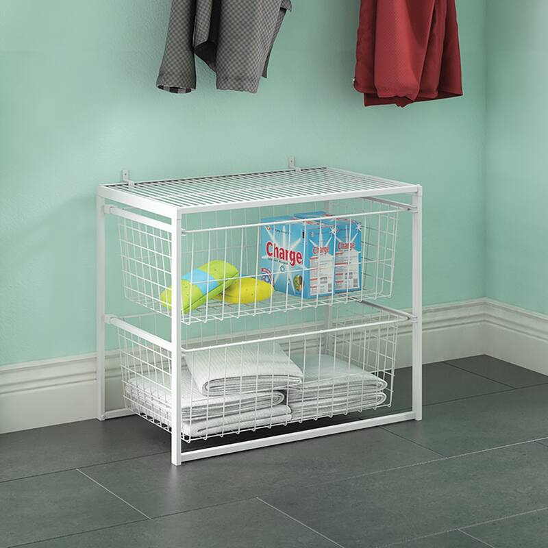 ClosetMaid Wire 2-Drawer Organizer