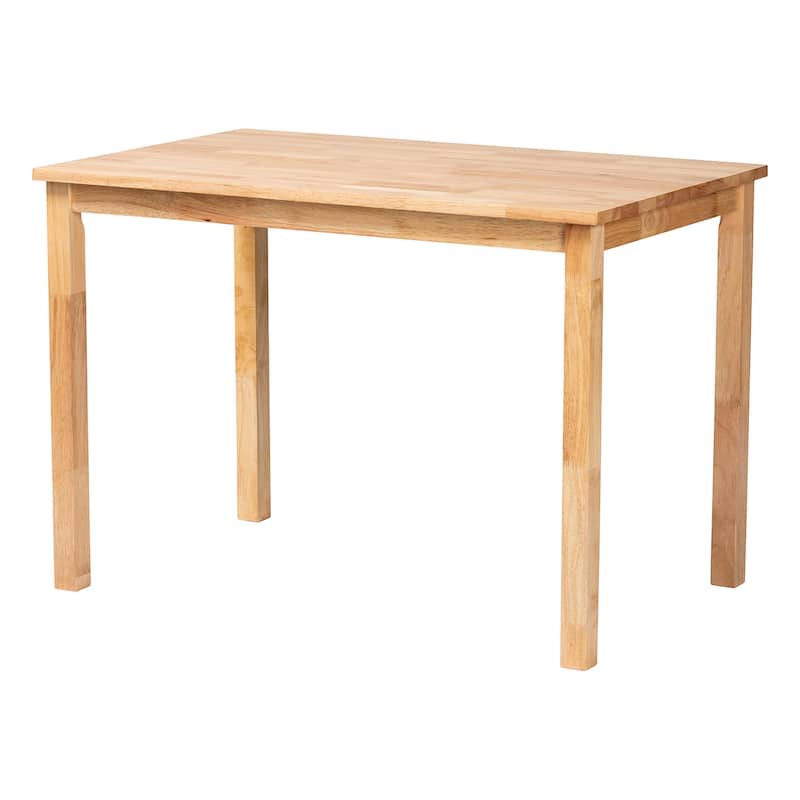 Ubud Seagrass Dining Nook Set with Wood Table - Coastal Farmhouse Breakfast Furniture Set
