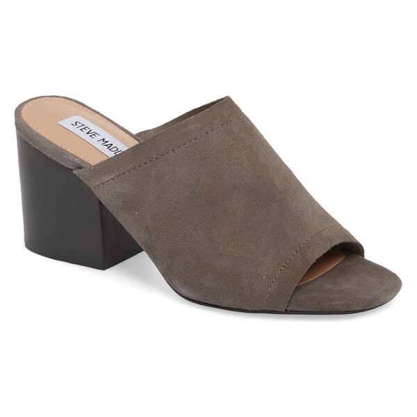 steve madden peep toe mules