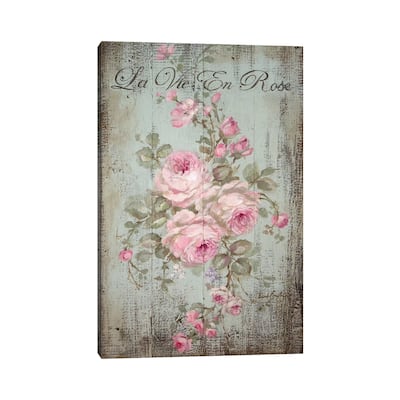 iCanvas "La Vie En Rose" by Debi Coules Canvas Print