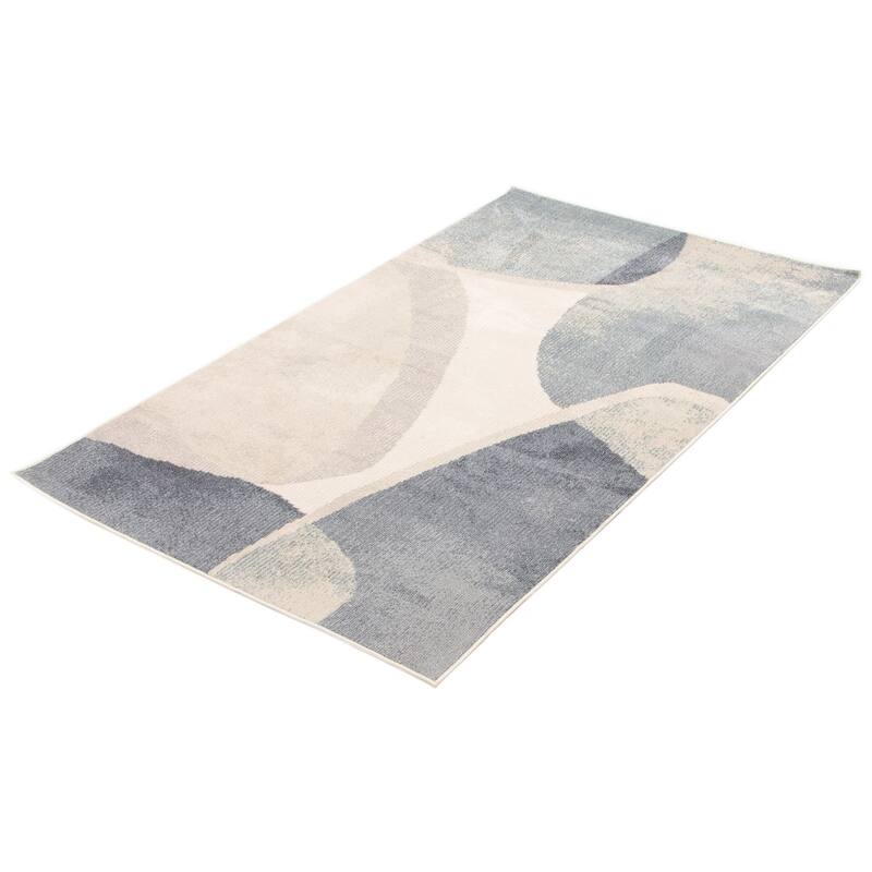 ECARPETGALLERY Machine Woven Gem Beige Area Rug