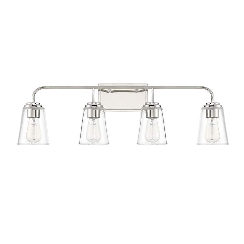 Meridian M80045 4 Light 32" Wide Bathroom Vanity Light with Tapered